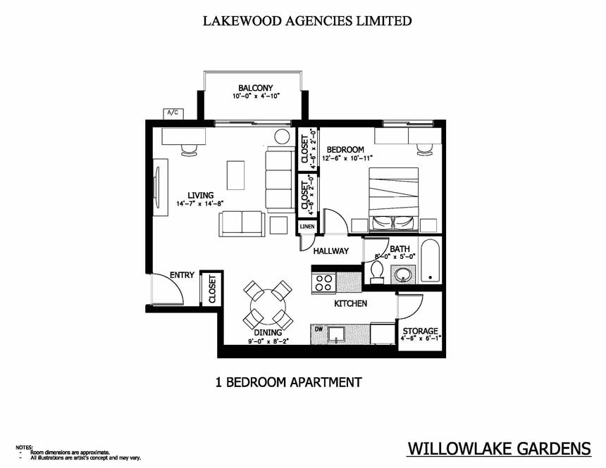 Willowlake Gardens - 1 Bedroom 3