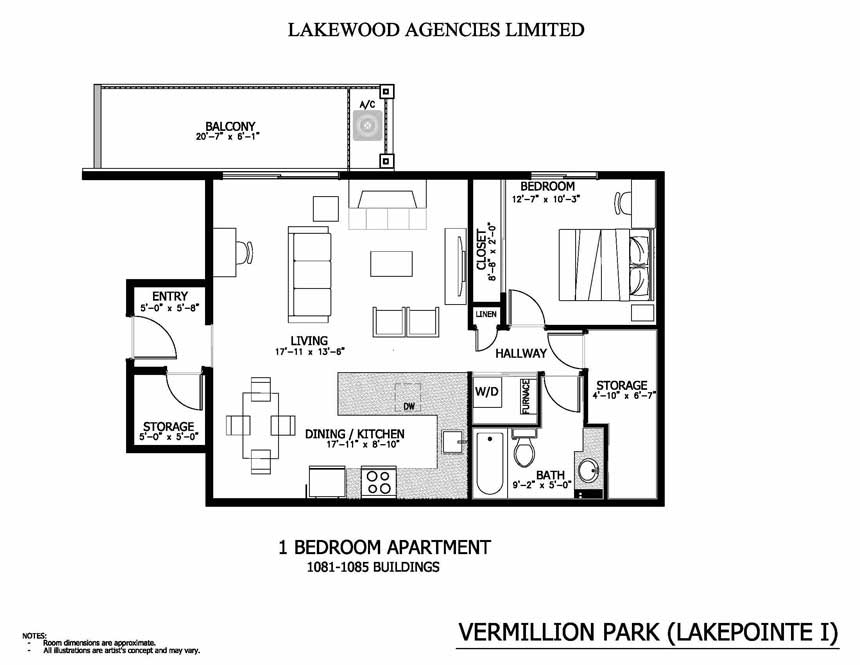 Lakepointe - 1 Bedroom 3
