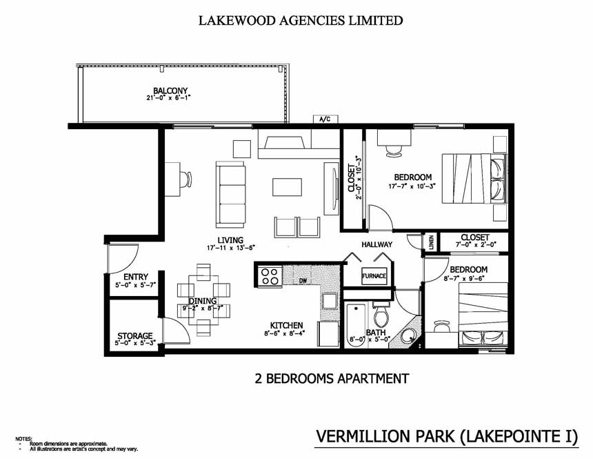 Lakepointe - 1 Bedroom 4
