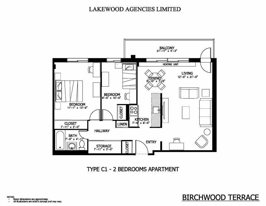Birchwood Terrace - Bachelor 5