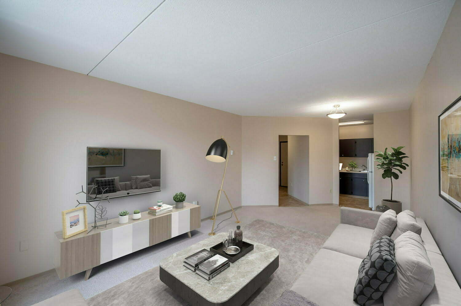 Northwood Oaks - 1 Bedroom + Den 3
