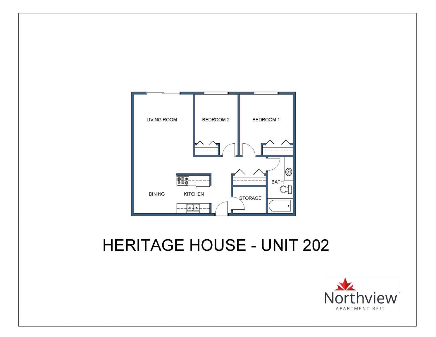 Heritage House - 2 Bedroom 1 Bath 4