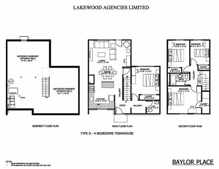 Baylor Place Apartments & Town Homes - 1 Bedroom Apts