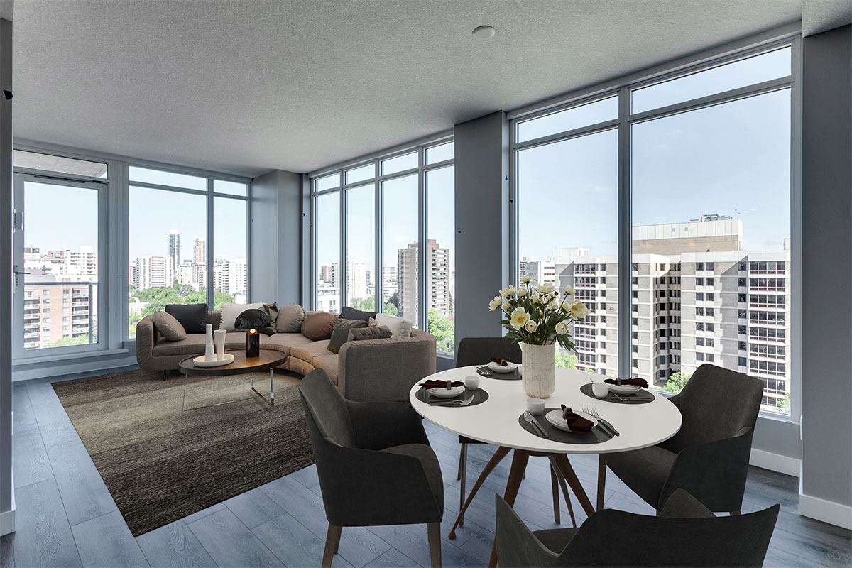 The View - 3 Bedroom available at 9922 111 Street NW, Edmonton 3