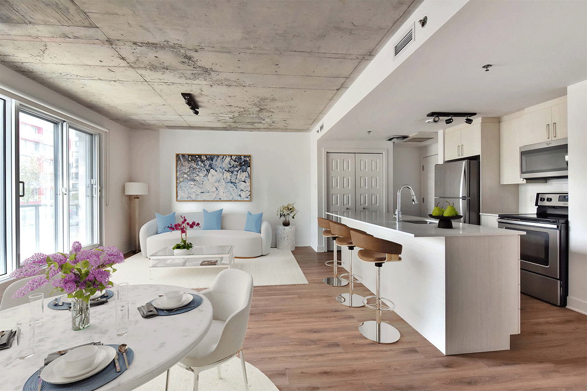 Glo2 Apartments - 2 Bedroom available at 1050 Bd René-Lévesque E, Montréal 4