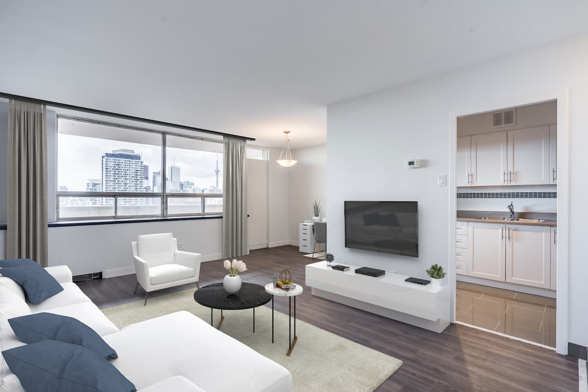 Wellesley Apartments - 1 Bedroom + Den available at 100 Wellesley Street East, Toronto 4