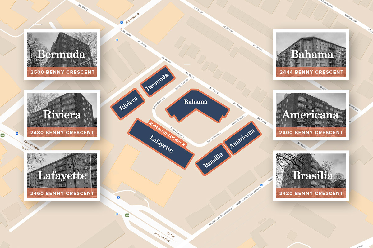 Benny Crescent Apartments - Bachelor - 2400, 2420, 2444, 2460, 2480, 2500 Rue Benny-Crescent 3